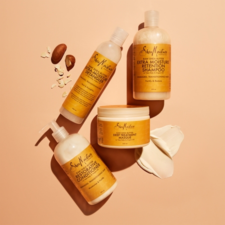 Shea Moisture Raw Shea Butter ενυδατική φροντίδα για εύκολο χτένισμα μαλλιών