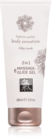 HOT Shiatsu Silky touch 2in1 masážní a lubrikační gel