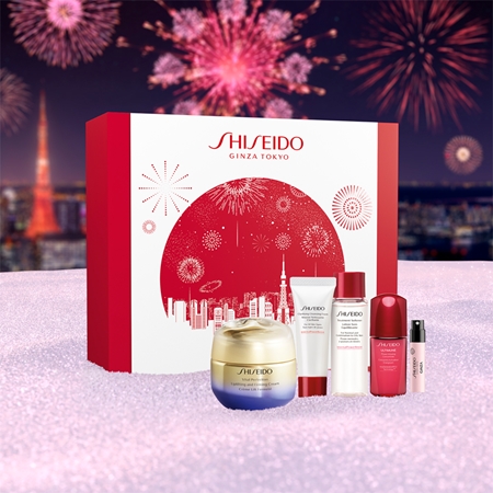 Shiseido Vital Perfection Uplifting & Firming Cream coffret (com efeito lifting )