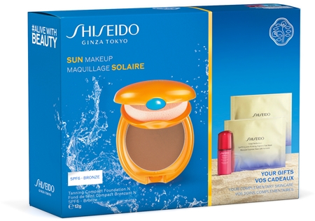Shiseido Sun Care TANNING COMPACT BRONZE SET lote de regalo (para un look perfecto )