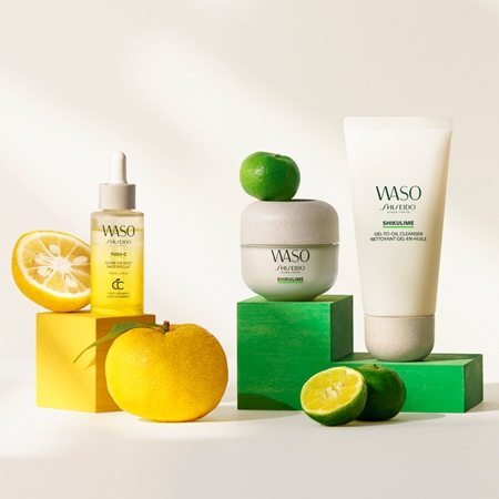 Shiseido Waso Essentials Kit dárková sada pro zářivý vzhled pleti