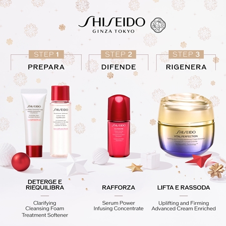 Shiseido Vital Perfection Uplifting & Firming Cream Enriched ajándékszett