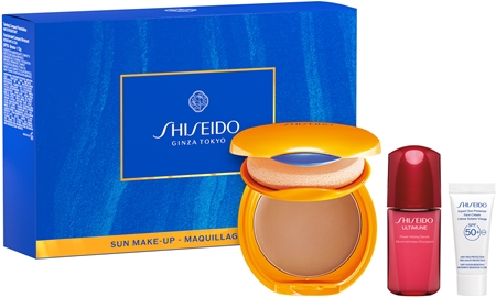 Shiseido Expert Sun Protector Tanning Compact Foundation SPF10 dárková sada odstín Bronze