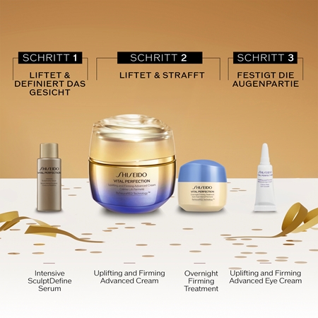 Shiseido Vital Perfection Uplifting and Firming Advanced Cream Geschenkset