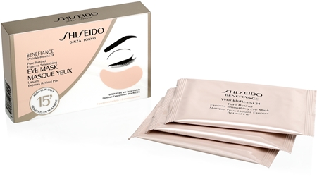 Shiseido Benefiance WrinkleResist24 Pure Retinol  Express Smoothing Eye Mask Maske für die Augen gegen Falten mit Retinol