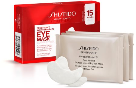 Shiseido Benefiance WrinkleResist24 Pure Retinol  Express Smoothing Eye Mask Augenmaske mit Retinol
