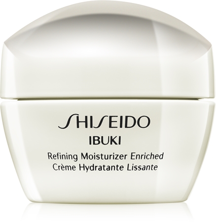 Shiseido Ibuki Refining Moisturizer Enriched Kalmerende en Hydraterende Crème voor Huid Egalisatie en Porien Minimalisatie