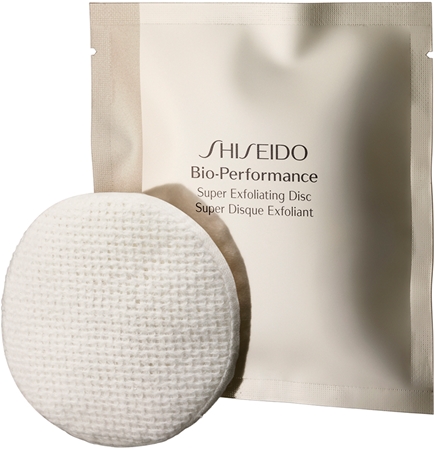 Shiseido Bio-Performance Super Exfoliating Disc discos de limpeza esfoliantes para rejuvenescimento da pele