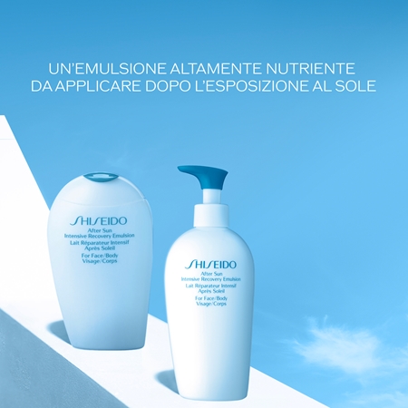Shiseido Sun Care After Sun Intensive Recovery Emulsion emulsione rigenerante doposole per viso e corpo