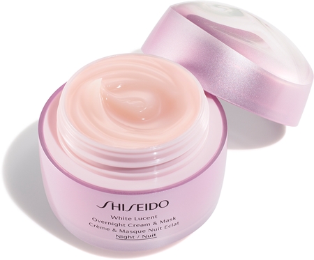 Shiseido White Lucent Overnight Cream & Mask noční hydratační krém a maska proti pigmentovým skvrnám