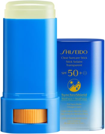 Shiseido Sun Care Clear Stick UV Protector WetForce Vietējas iedarbības ādas kopšana aizsardzībai pret saules stariem
