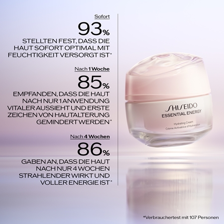 Shiseido Essential Energy Hydrating Cream tiefenwirksame feuchtigkeitsspendende Creme