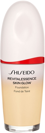 Shiseido Revitalessence Skin Glow Foundation lengvos tekstūros šviesinamojo poveikio makiažo pagrindas SPF 30