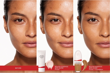 Shiseido Revitalessence Skin Glow Primer prebase iluminadora SPF 25