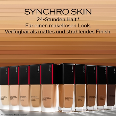 Shiseido Synchro Skin Self-Refreshing Foundation Advanced langanhaltende Make-up Foundation SPF 30