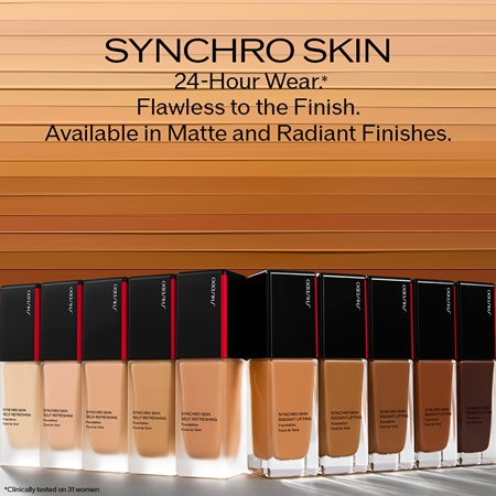 Shiseido Synchro Skin Radiant Lifting Foundation Advanced fondotinta liftante illuminante SPF 30