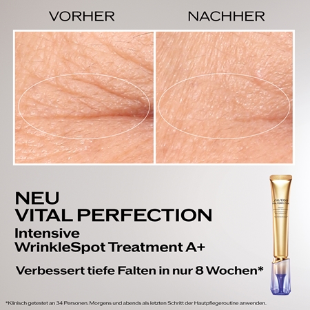 Shiseido Vital Perfection Intensive WrinkleSpot Treatment A+ Spezialpflege gegen Falten und dunkle Flecken