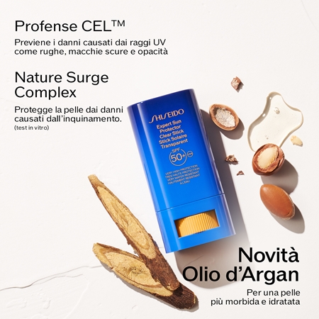 Shiseido Expert Sun Protector Clear Stick SPF 50+ gel protettivo in bastoncino