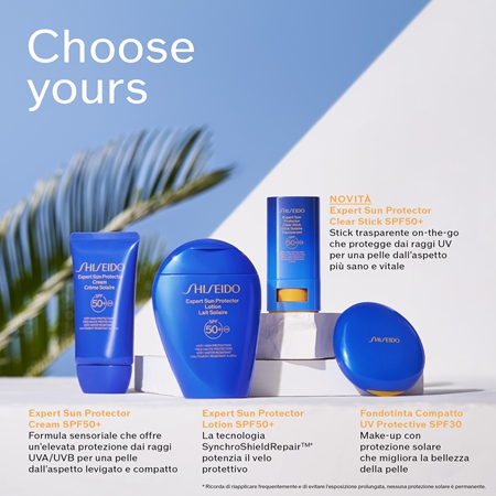 Shiseido Expert Sun Protector Clear Stick SPF 50+ gel protettivo in bastoncino