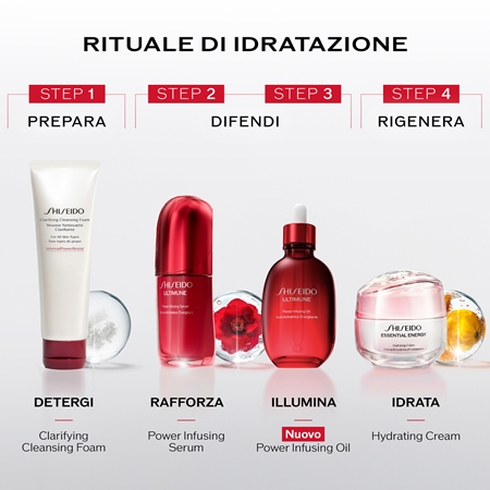 Shiseido Ultimune Power Infusing Oil olio idratante per viso, corpo e capelli