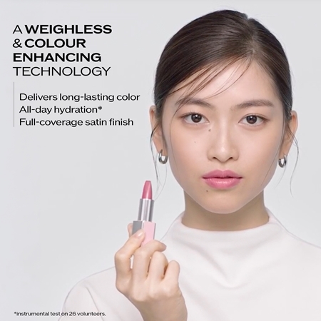 Shiseido Technosatin Pink aksamitna szminka