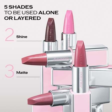 Shiseido Technosatin Pink aksamitna szminka