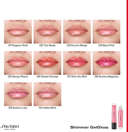 Shiseido Shimmer GelGloss Luciu de Buze sclipitor cu efect de hidratare