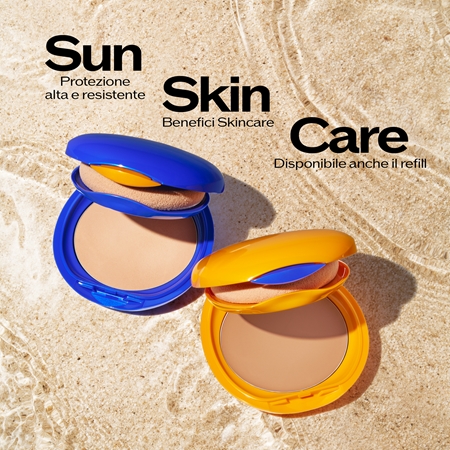 Shiseido Expert Sun Protector Tanning Compact Foundation SPF10 fondotinta compatto waterproof ricaricabile