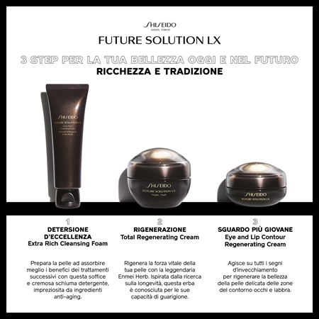 Shiseido Future Solution LX Total Regenerating Cream crema notte rigenerante e antirughe