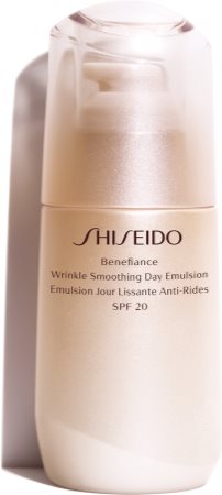 Shiseido Benefiance Wrinkle Smoothing Day Emulsion Emulsão protetora antienvelhecimento SPF 20