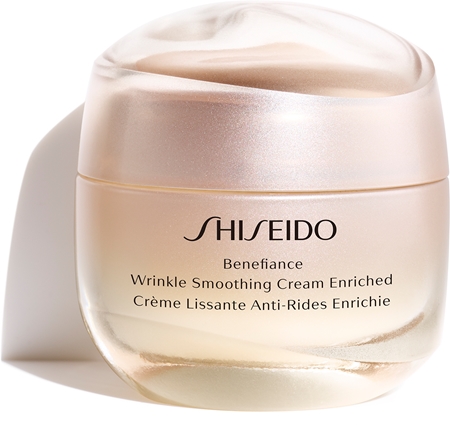 Shiseido Benefiance Wrinkle Smoothing Cream Enriched krem przeciwzmarszczkowy na dzień i na noc do skóry suchej