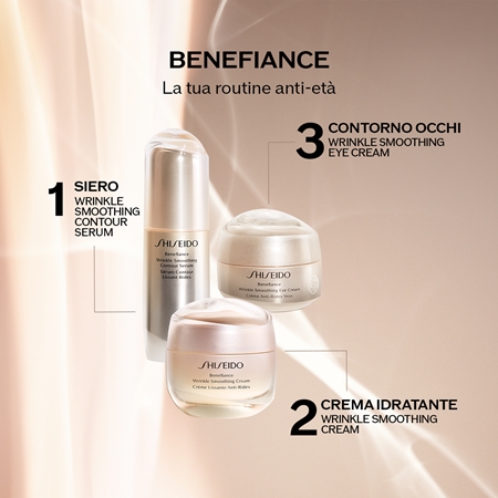 Shiseido Benefiance Wrinkle Smoothing Contour Serum siero viso per ritardare gli effetti dell'invecchiamento