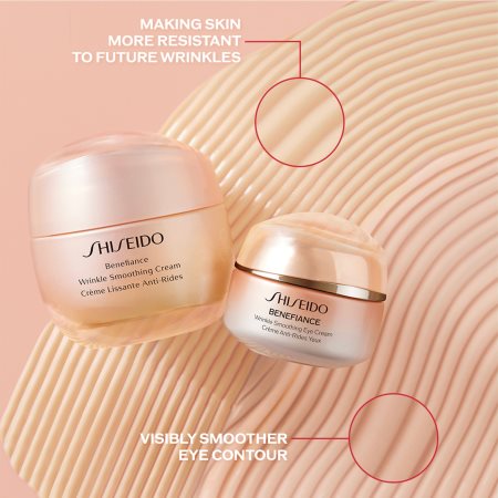 Shiseido Benefiance Wrinkle Smoothing Eye Cream crème nourrissante réductrice de rides yeux