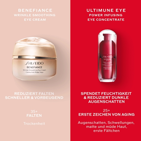 Shiseido Benefiance Wrinkle Smoothing Eye Cream nährende Augencreme zur Faltenreduzierung