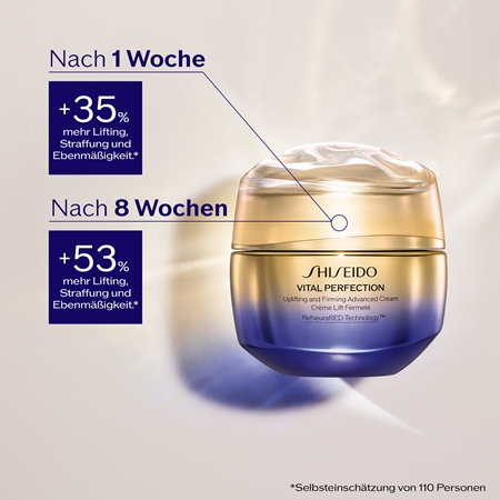 Shiseido Vital Perfection Uplifting and Firming Advanced Cream intensive festigende Tages - und Nachtcreme