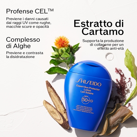 Shiseido Expert Sun Protector Lotion SPF 50+ latte abbronzante per viso e corpo SPF 50+