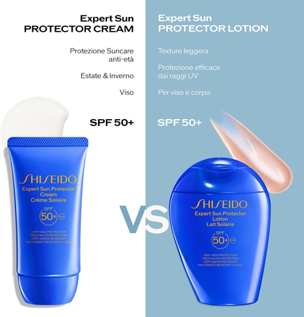 Shiseido Expert Sun Protector Lotion SPF 50+ latte abbronzante per viso e corpo SPF 50+