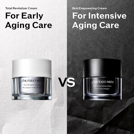 Shiseido Men Skin Empowering Advanced Cream bőrfrissítő krém a ráncok csökkentéséért utántöltő