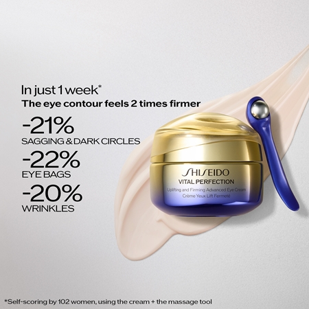 Shiseido Vital Perfection Uplifting & Firming Advanced Eye Cream liftinges szemkrém