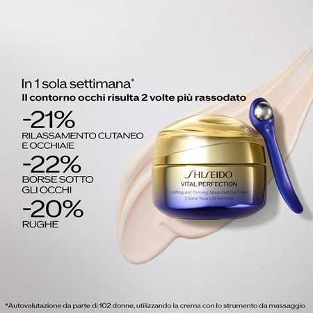 Shiseido Vital Perfection Uplifting & Firming Advanced Eye Cream crema occhi effetto lifting