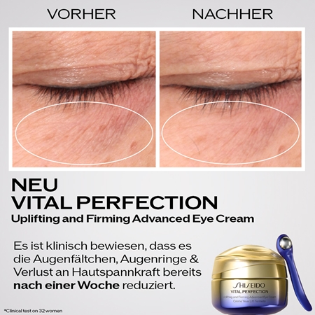 Shiseido Vital Perfection Uplifting & Firming Advanced Eye Cream Lifting-Augencreme