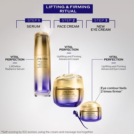 Shiseido Vital Perfection Uplifting & Firming Advanced Eye Cream liftinges szemkrém