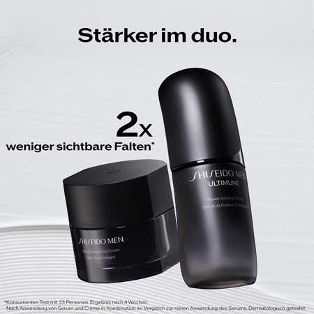 Shiseido Men Ultimune Power Infusing Serum konzentriertes Serum gegen Zeichen von Hautalterung
