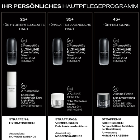Shiseido Men Ultimune Power Infusing Serum konzentriertes Serum gegen Zeichen von Hautalterung