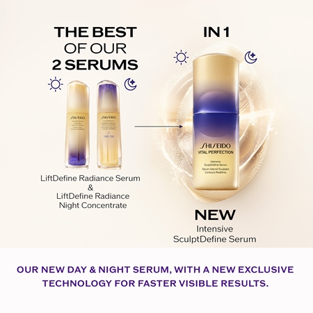 Shiseido Vital Perfection Intensive SculptDefine Serum Liftingserum zur Festigung der Gesichtskonturen