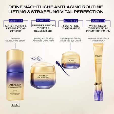 Shiseido Vital Perfection Intensive SculptDefine Serum Liftingserum zur Festigung der Gesichtskonturen