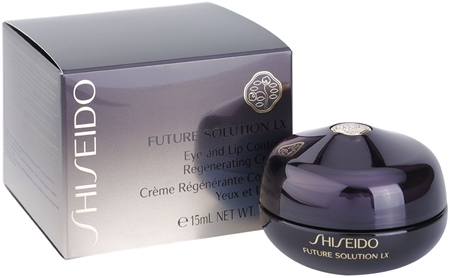 Shiseido Future Solution LX Eye and Lip Contour Regenerating Cream crema regeneradora con efecto alisante para contorno de ojos y labios