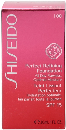 Shiseido Base Perfect Refining fard lichid de lunga durata SPF 15