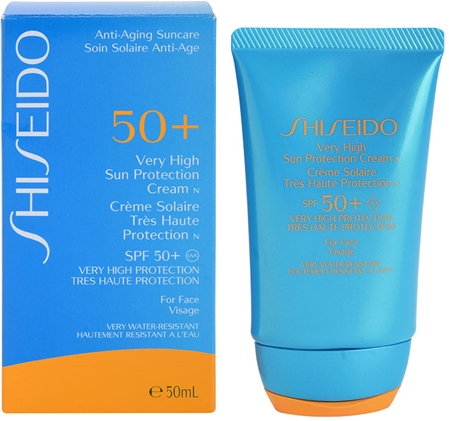 Shiseido Sun Protection Sonnencreme fürs Gesicht SPF 50+