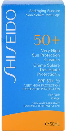Shiseido Sun Protection Sonnencreme fürs Gesicht SPF 50+